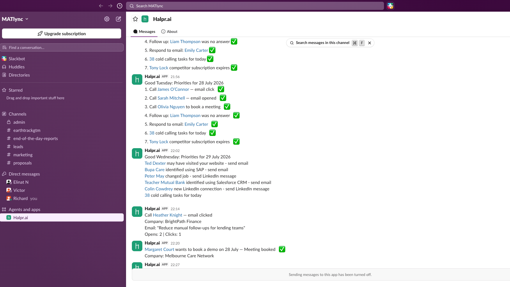 Slack Notific
